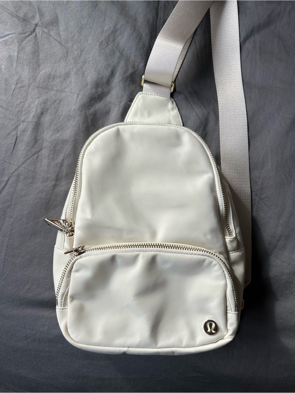 lululemon athletica Cream Mini Sling Backpack